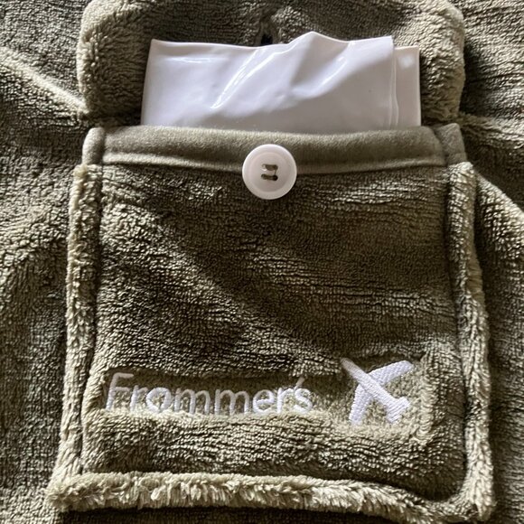 Frommer's Air Travel Set - Inflatable Pillow and Blanket - NWOT - Picture 8 of 9